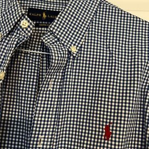 EUC Ralph Lauren Mens Custom Fit Button Down